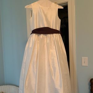 100% Silk Flower Girl Dress - Worn Once